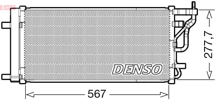 Klimakondensator Klimakühler Denso DCN41024