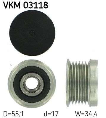 Generatorfreilauf SKF VKM03118