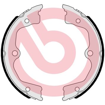 Bremsbackensatz, Feststellbremse BREMBO S 28 518