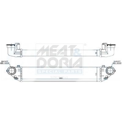 Ladeluftkühler MEAT & DORIA 995348