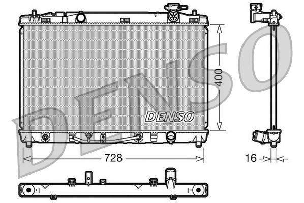 Kühler, Motorkühlung DENSO DRM50041