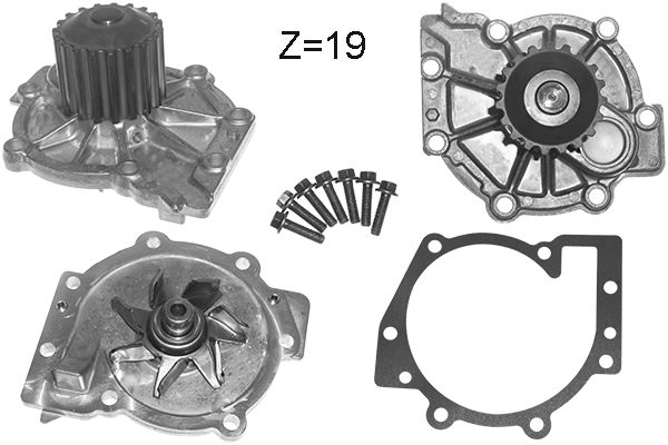 Wasserpumpe, Motorkühlung DOLZ v211