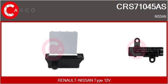 Widerstand Innenraumgebläse Casco CRS71045AS