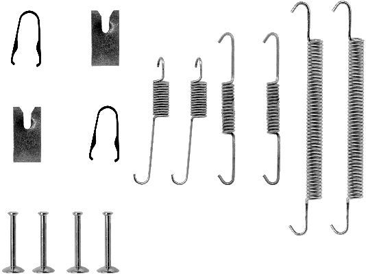 Zubehörsatz Bremsbacken HELLA 8DZ 355 200-471