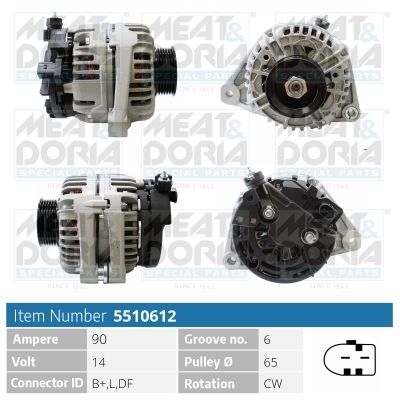 Generator MEAT & DORIA 5510612