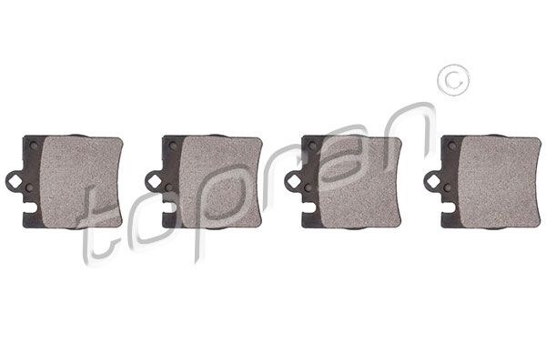 Bremsbelagsatz, Scheibenbremse TOPRAN 401 429