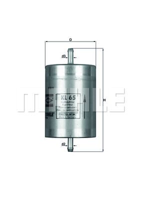 Bränslefilter KNECHT KL 65