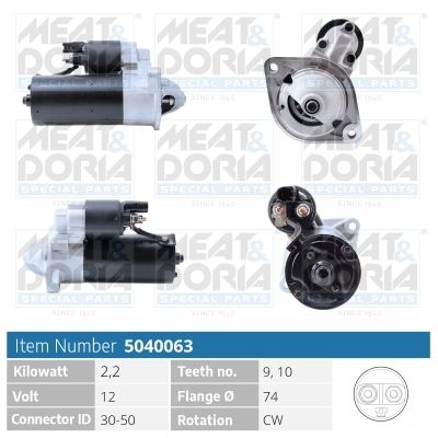 Starter MEAT & DORIA 5040063