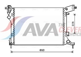 Kühler, Motorkühlung AVA QUALITY COOLING FTA2413