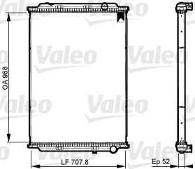Kühlernetz, Motorkühlung VALEO 733524