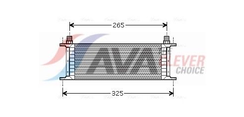 Ölkühler, Motoröl AVA QUALITY COOLING SZ3068