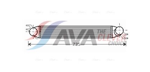 Ladeluftkühler AVA QUALITY COOLING BWA4340
