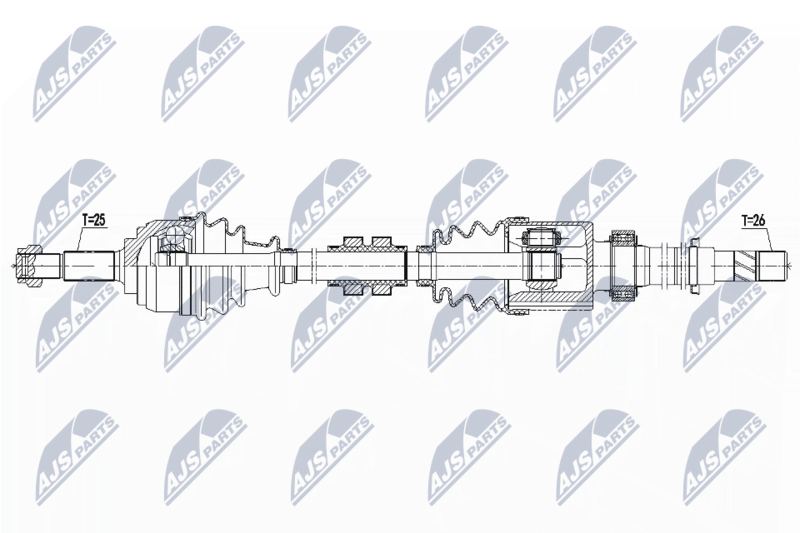 Antriebswelle NTY NPW-NS-102