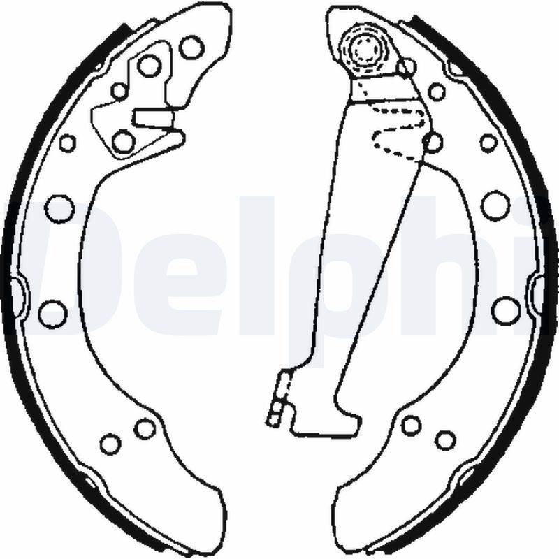 Bremsbackensatz DELPHI LS1625