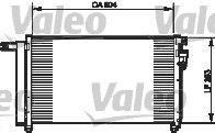 Klimakondensator Klimakühler VALEO 814349