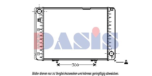 Kühler, Motorkühlung AKS DASIS 120420N