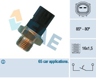 Temperaturschalter, Kühlerlüfter FAE 36480