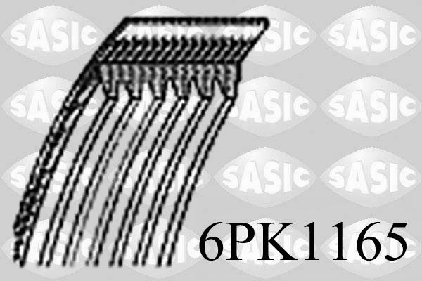 Keilrippenriemen SASIC 6PK1165