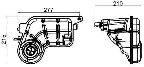 Ausgleichsbehälter, Kühlmittel MAHLE CRT20000S