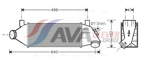 Ladeluftkühler AVA QUALITY COOLING FDA4315