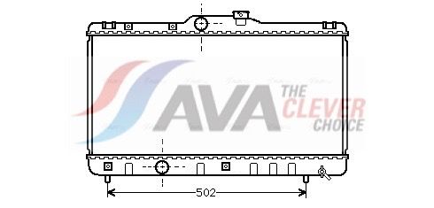 Kühler, Motorkühlung AVA QUALITY COOLING TOA2147