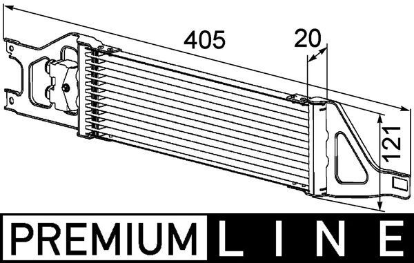 Ölkühler, Automatikgetriebe MAHLE CLC57000P