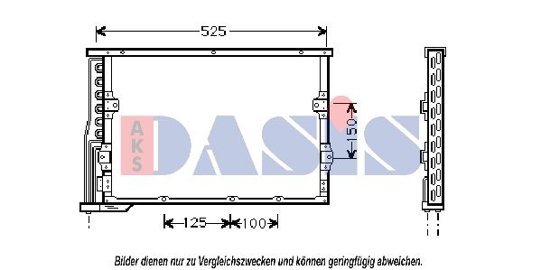 Kondensator, Klimaanlage AKS DASIS 052003N