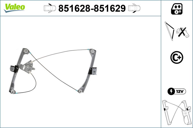 Fensterheber VALEO 851628