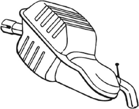 Endschalldämpfer BOSAL 235-143