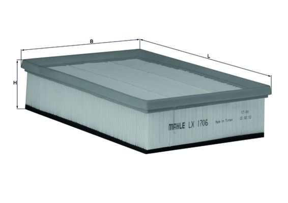 Luftfilter MAHLE LX1706