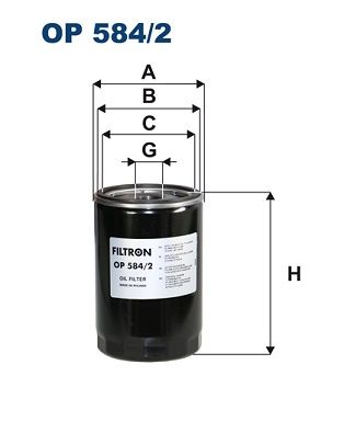 Ölfilter FILTRON OP 584/2