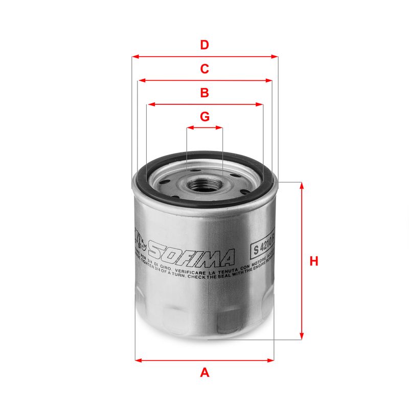 Ölfilter SOFIMA S 4210 R