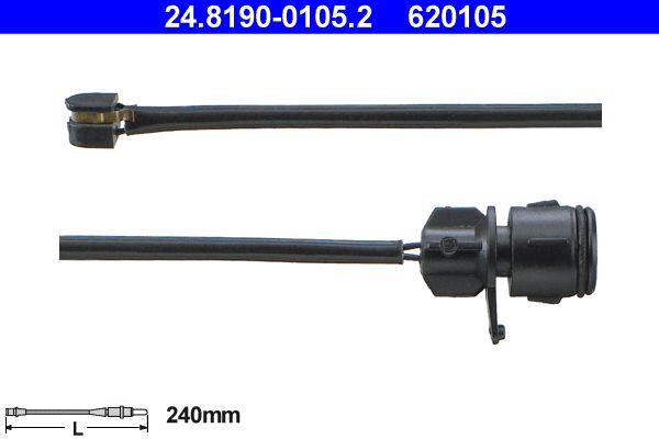 Warnkontakt, Bremsbelagverschleiß ATE 24.8190-0105.2