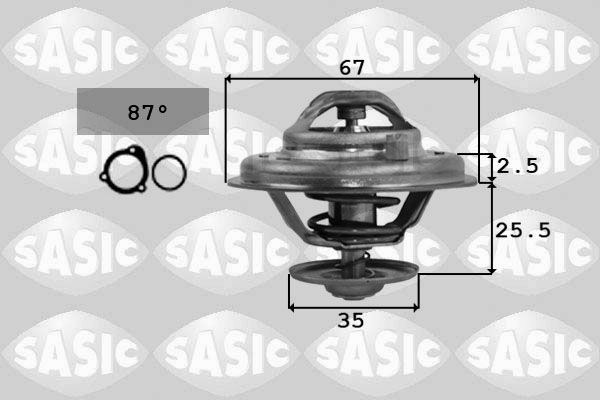 Thermostat, Kühlmittel SASIC 9000167