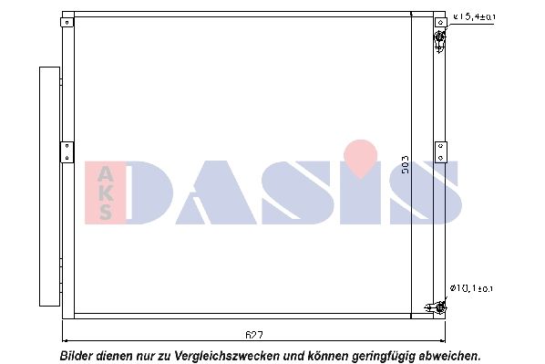 Kondensator, Klimaanlage AKS DASIS 212049N