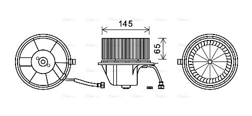 Innenraumgebläse AVA QUALITY COOLING vn8351