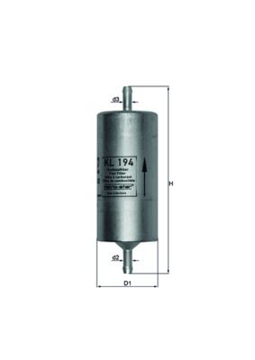 Kraftstofffilter MAHLE KL194