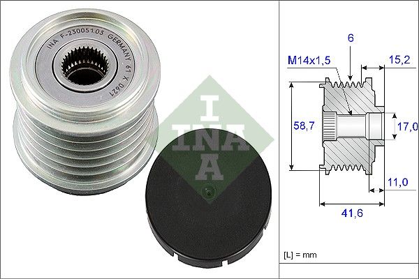 Generatorfreilauf INA 535003110