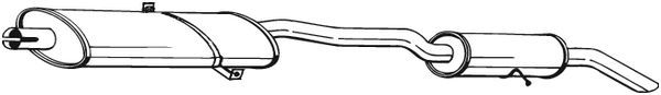 Endschalldämpfer BOSAL 286-199