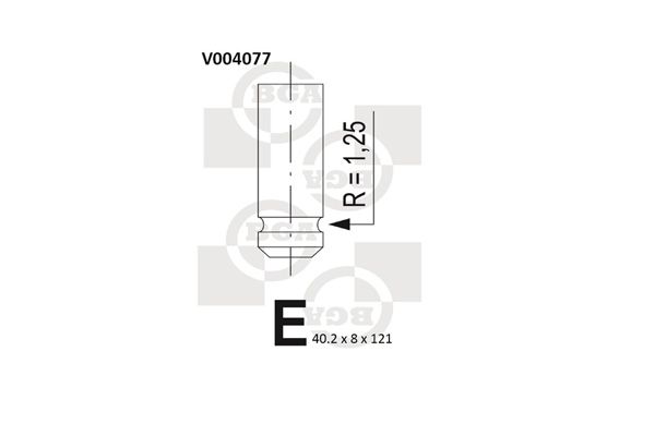 Einlassventil BGA V004077