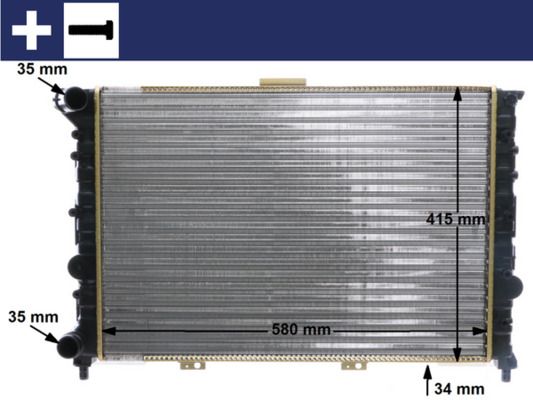 Kühler, Motorkühlung MAHLE CR518000S