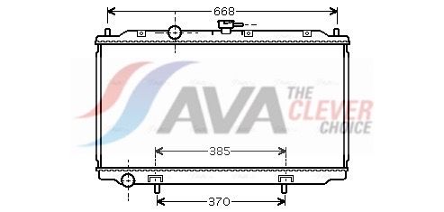 Kühler, Motorkühlung AVA QUALITY COOLING DNA2215