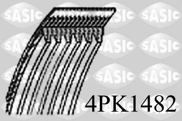 Keilrippenriemen SASIC 4PK1482