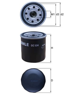 Ölfilter KNECHT OC 534
