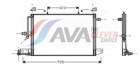 Kondensator, Klimaanlage AVA QUALITY COOLING AI5117
