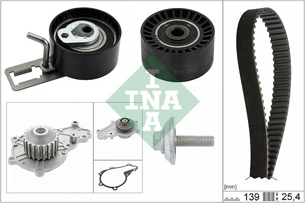 Vattenpump + kuggremssats INA 530057730