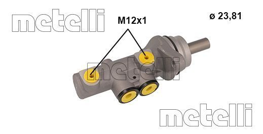 Hauptbremszylinder METELLI 05-1142