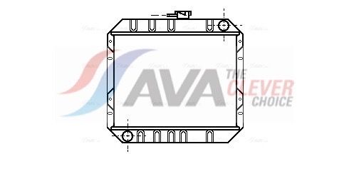 Kühler, Motorkühlung AVA QUALITY COOLING FD2015