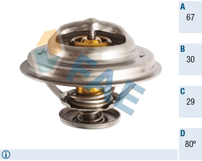 Thermostat, Kühlmittel FAE 5301680