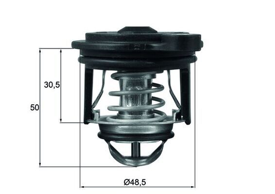 Thermostat, Kühlmittel MAHLE TI24650